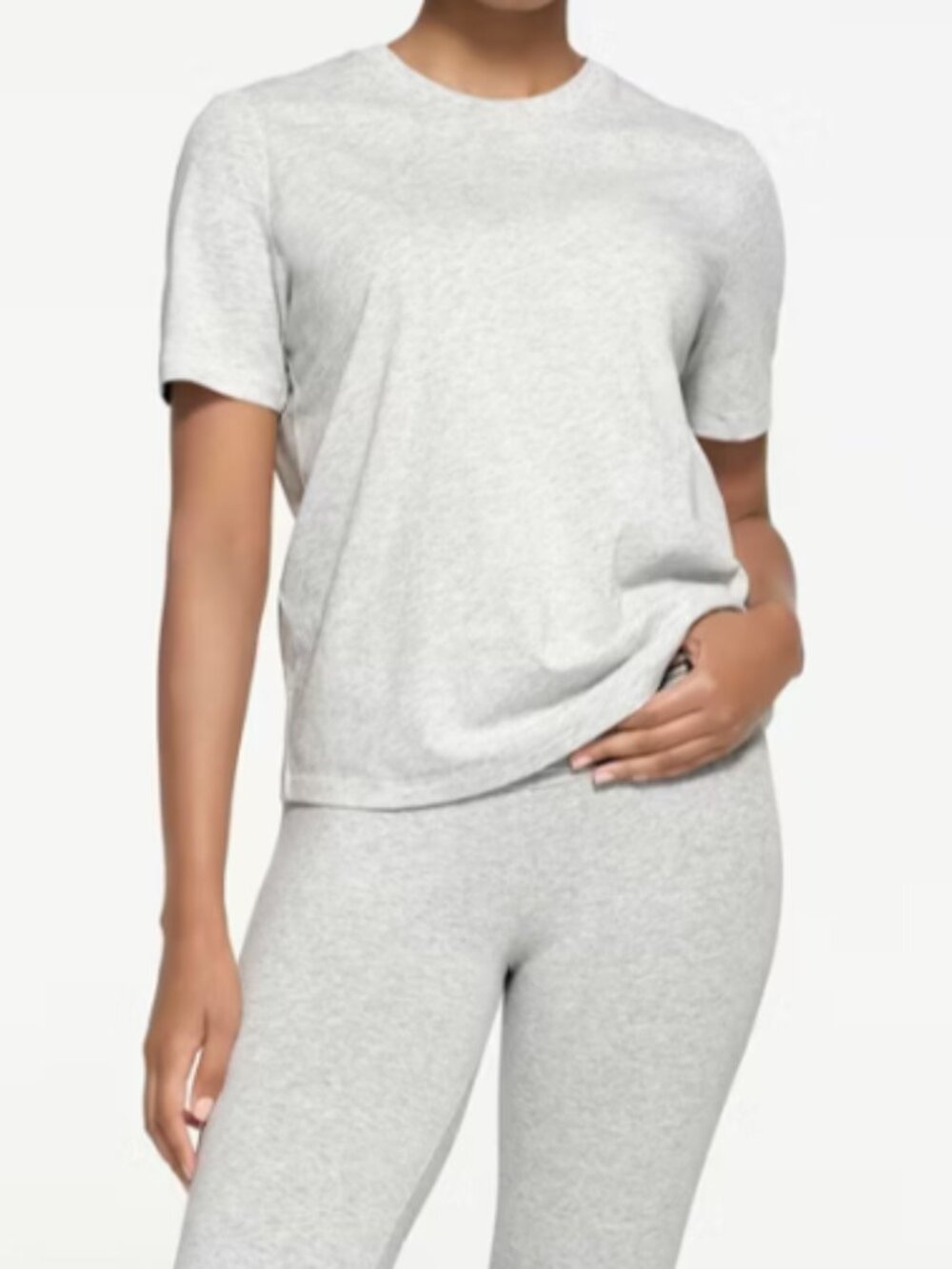 SKIMS Classic Fit T-Shirt — White - Picture 5 of 6